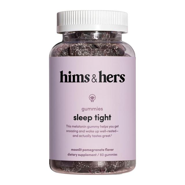 hims & hers 60-Count Melatonin Sleep Gummies in Pomegranate Berry Flavor