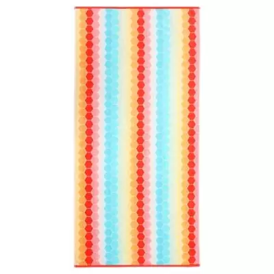 Honeycomb Velour Beach Towel