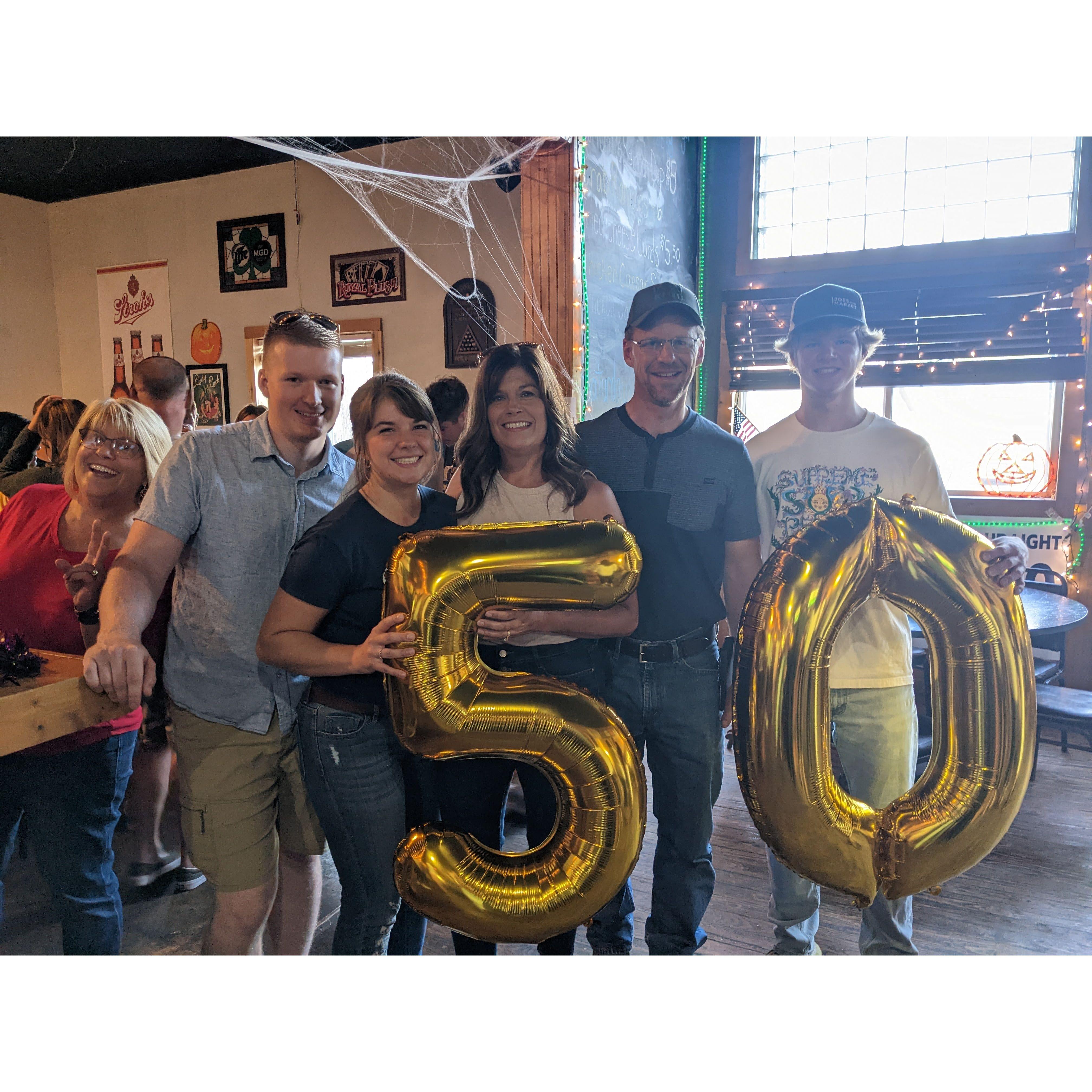 Angela's surprise birthday party
