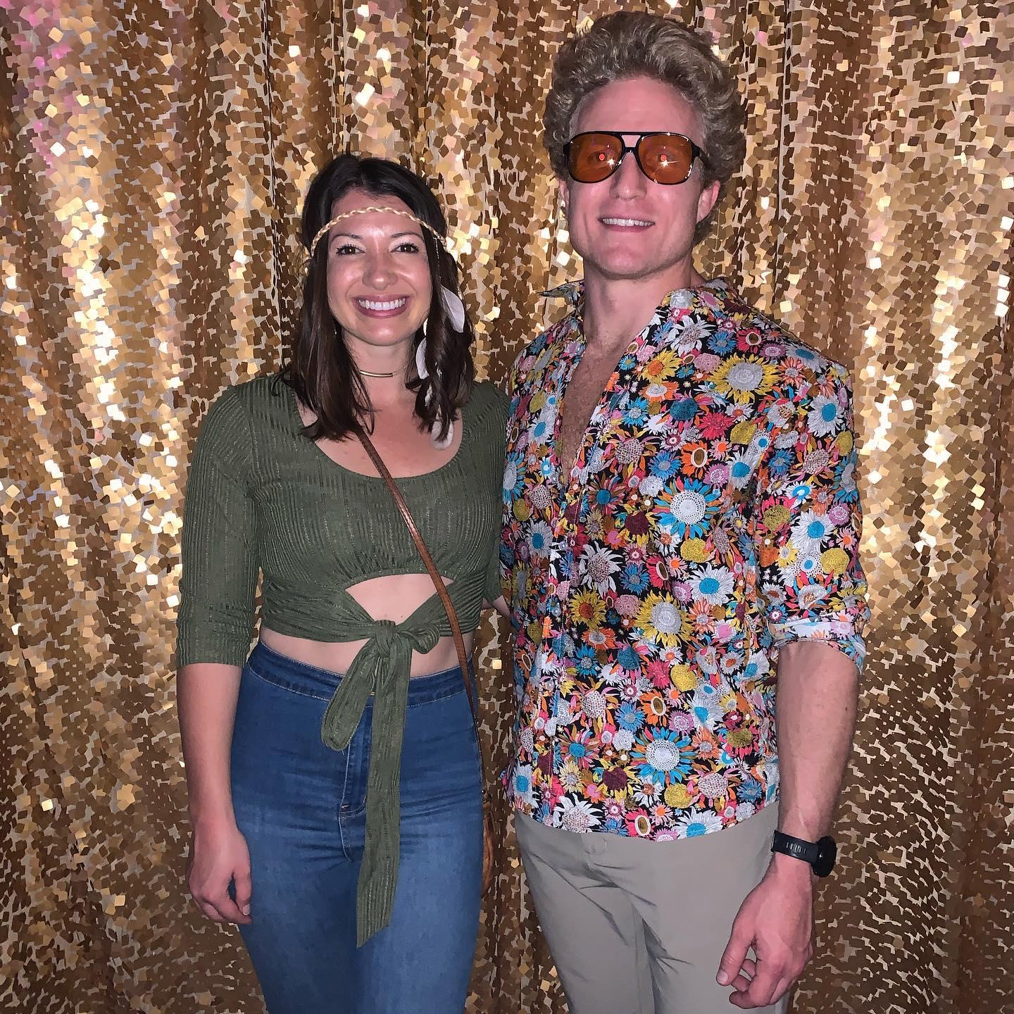 Our first costume as a couple