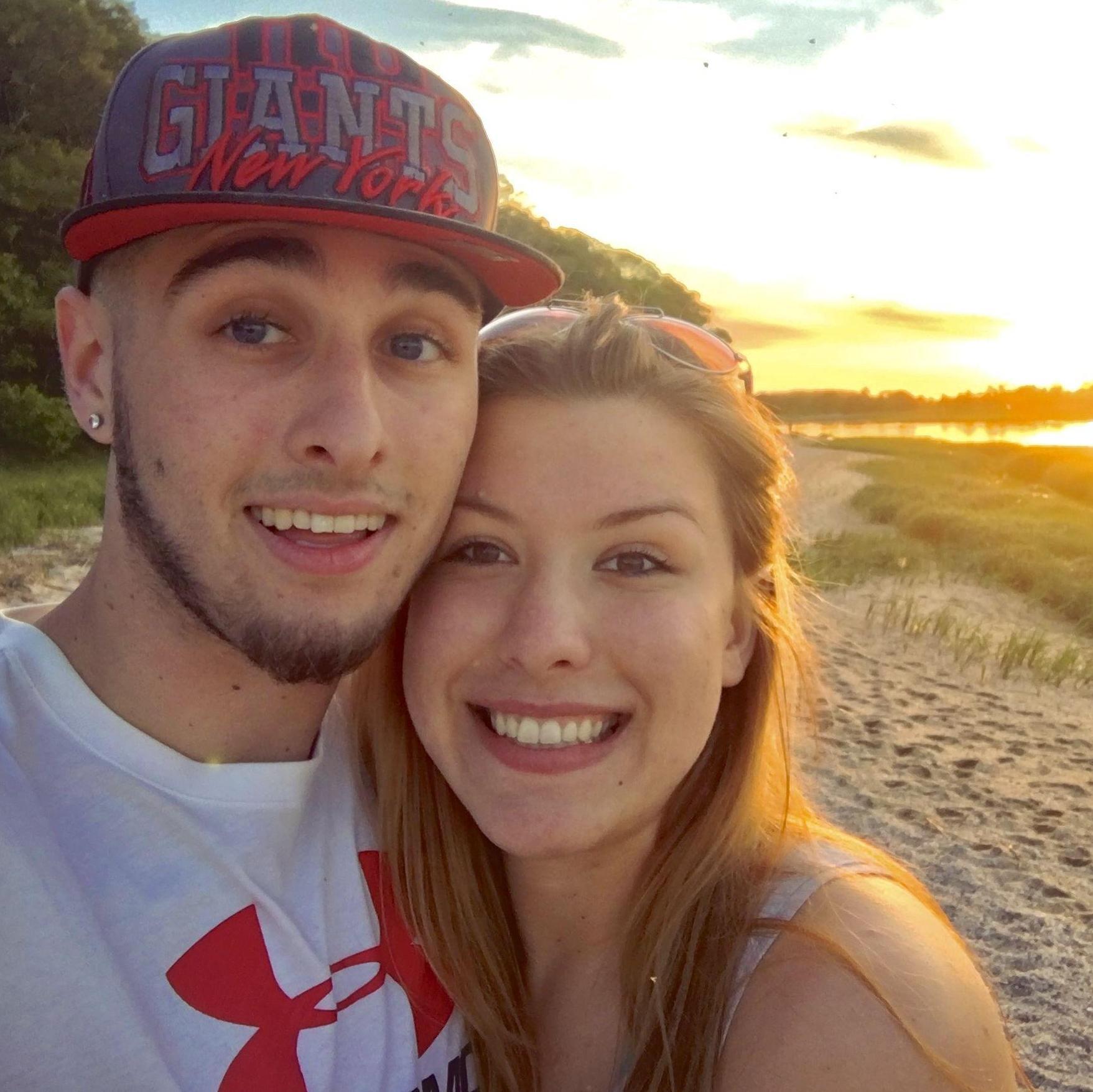 one of our first pictures together in 2016!