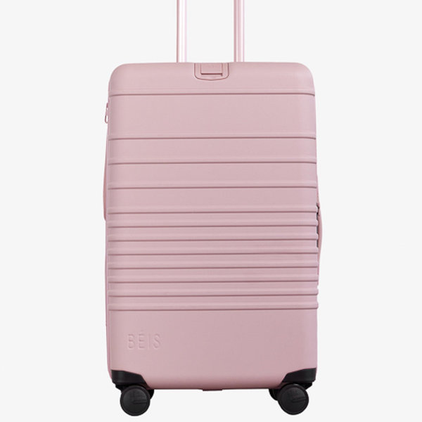 BÉIS 'The Medium Check-In Roller' in Atlas Pink - 26 in Pink Luggage & Pink Suitcase