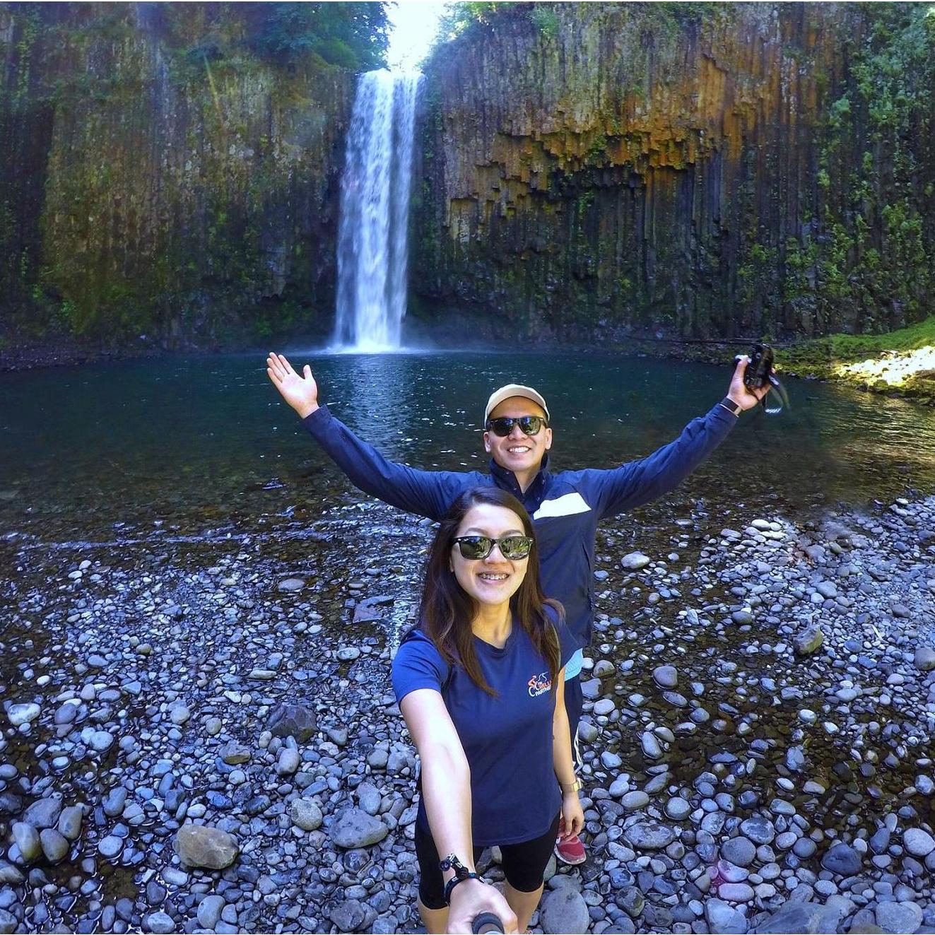 Exploring waterfalls in Portland in 2017.