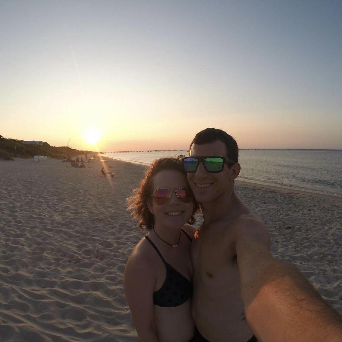 First picture together after paddle boarding