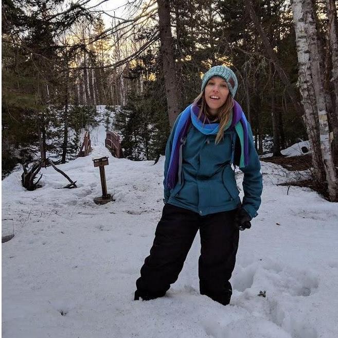 We've now become intimately acquainted with "post-holing"