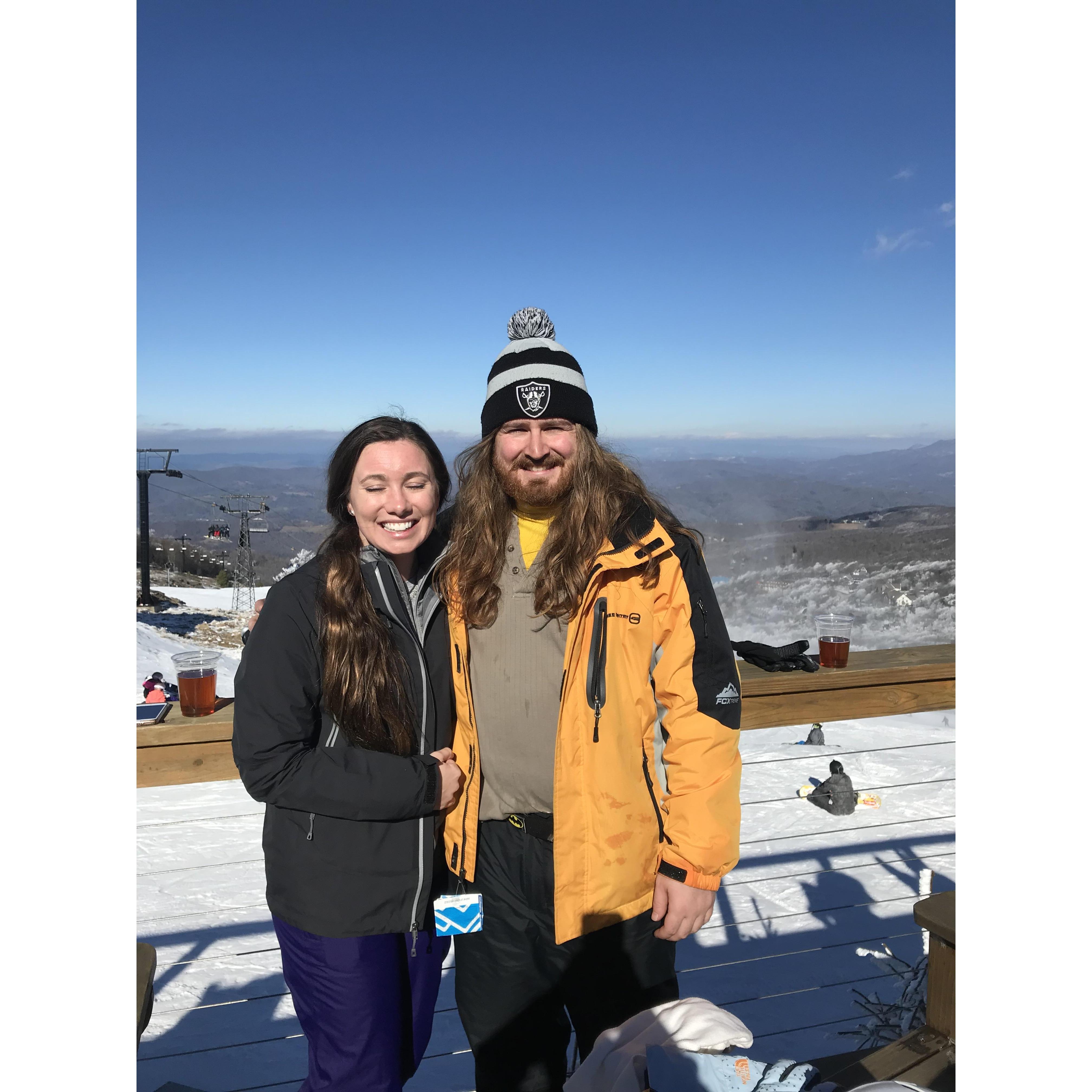 Ski day at Beach Mountain