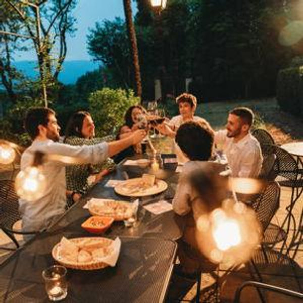 Dinner in Tuscany