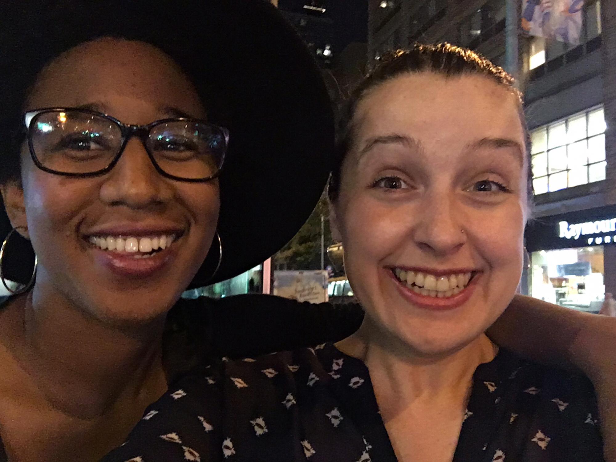 All dressed up in September of 2016, on the streets of Manhattan.