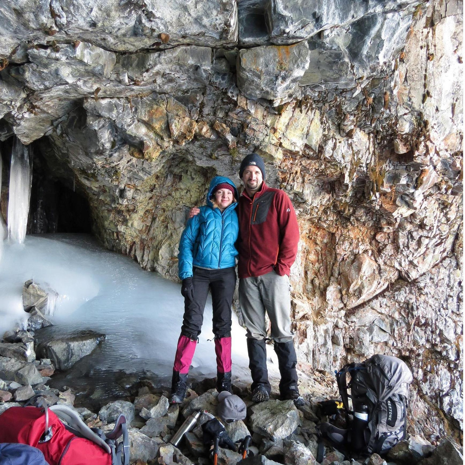 Our trek to the Ice Caves, winter 2017