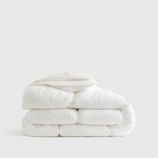 Cotton Pintuck Comforter - White, Full/Queen