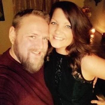 Don't remember when this was taken, but aren't we adorable! One of our many, many stay in date nights.