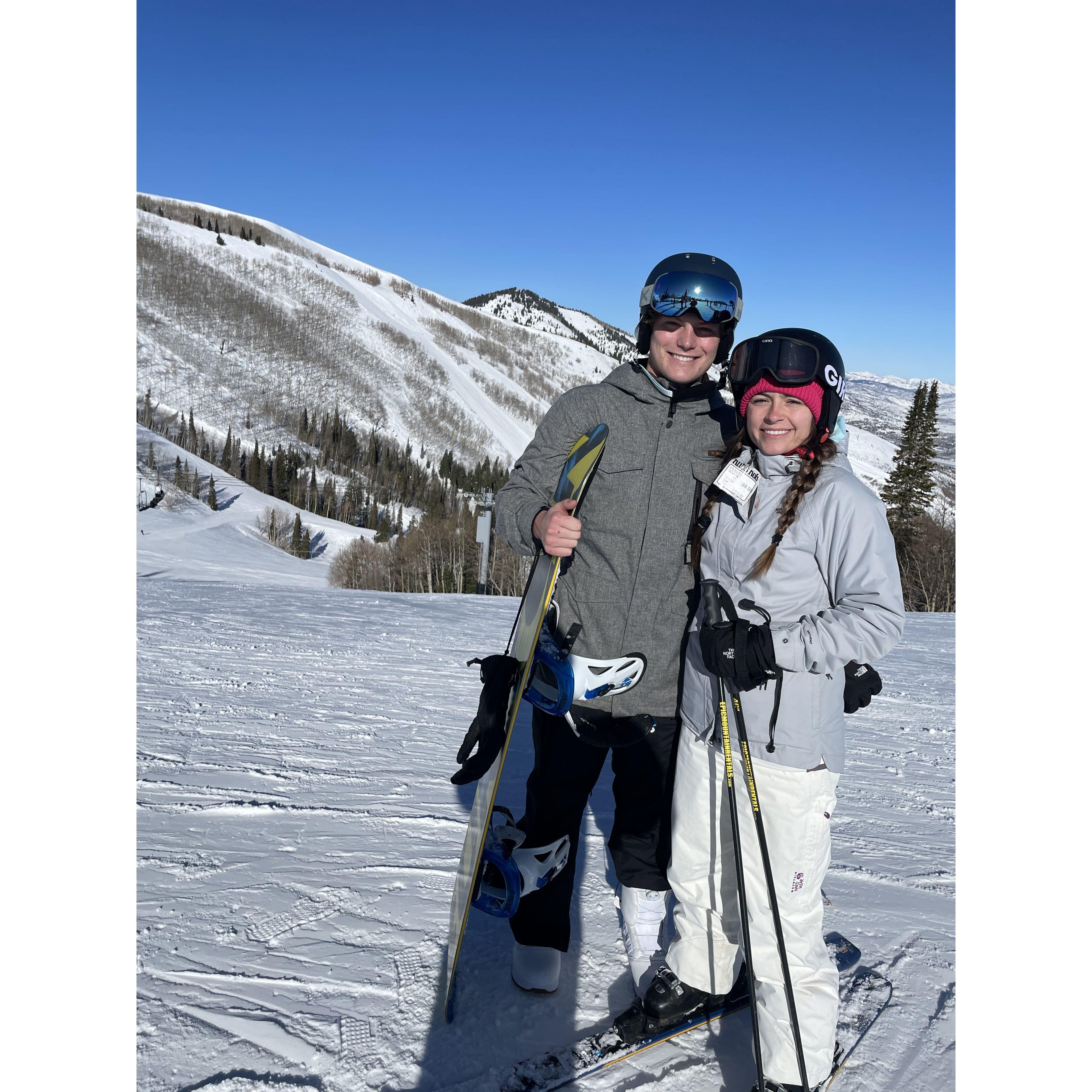 Skiing in Park City!