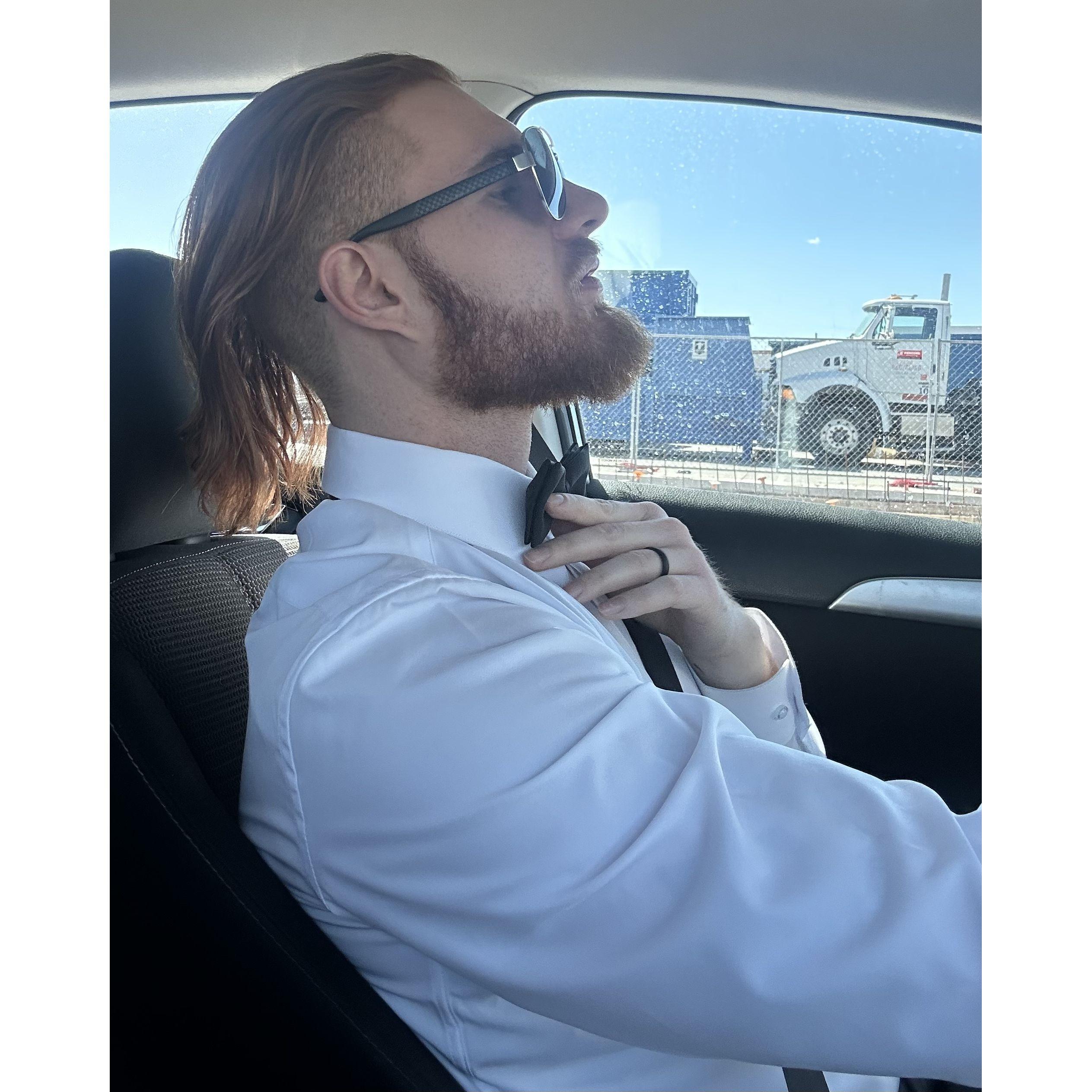 Handsome hubby.