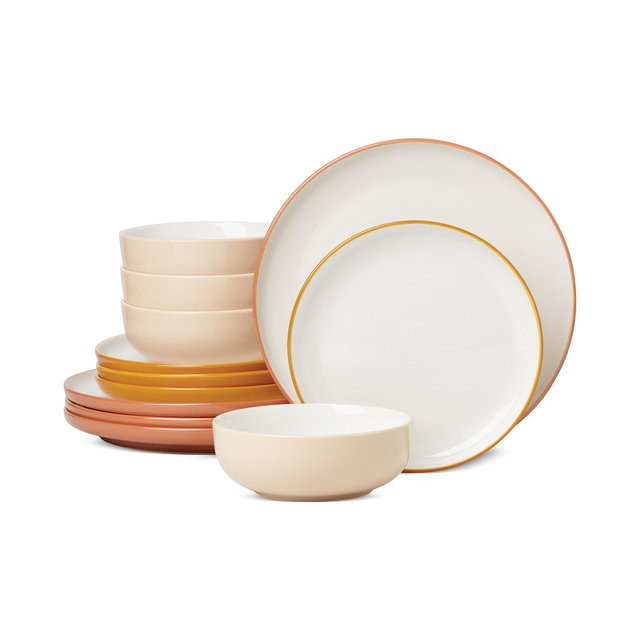 Oneida 24/7 Colors 12-Pc. Dinnerware Set, Service for 4