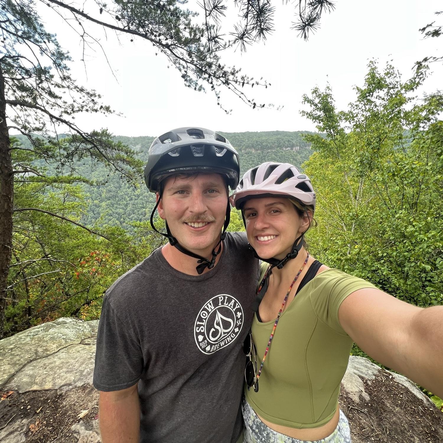 Mountain biking in New River Gorge!