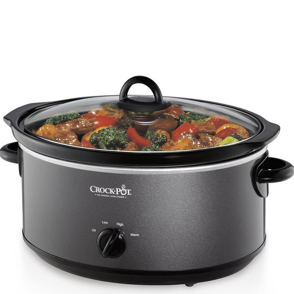 Charcoal Crockpot SCV700-CH-BR Slow Cooker 7 quarts
