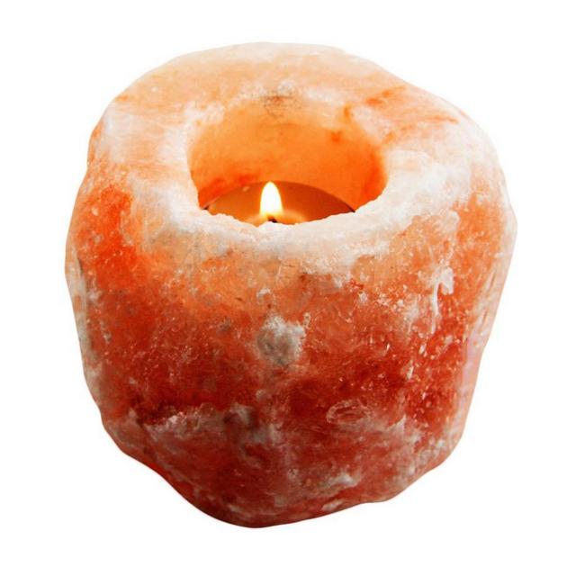 Evolution Salt Co. Natural Himalayan Salt Tealight Candle Holder