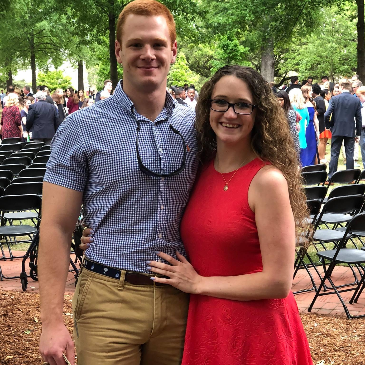 Paige's college ring ceremony - April 2018