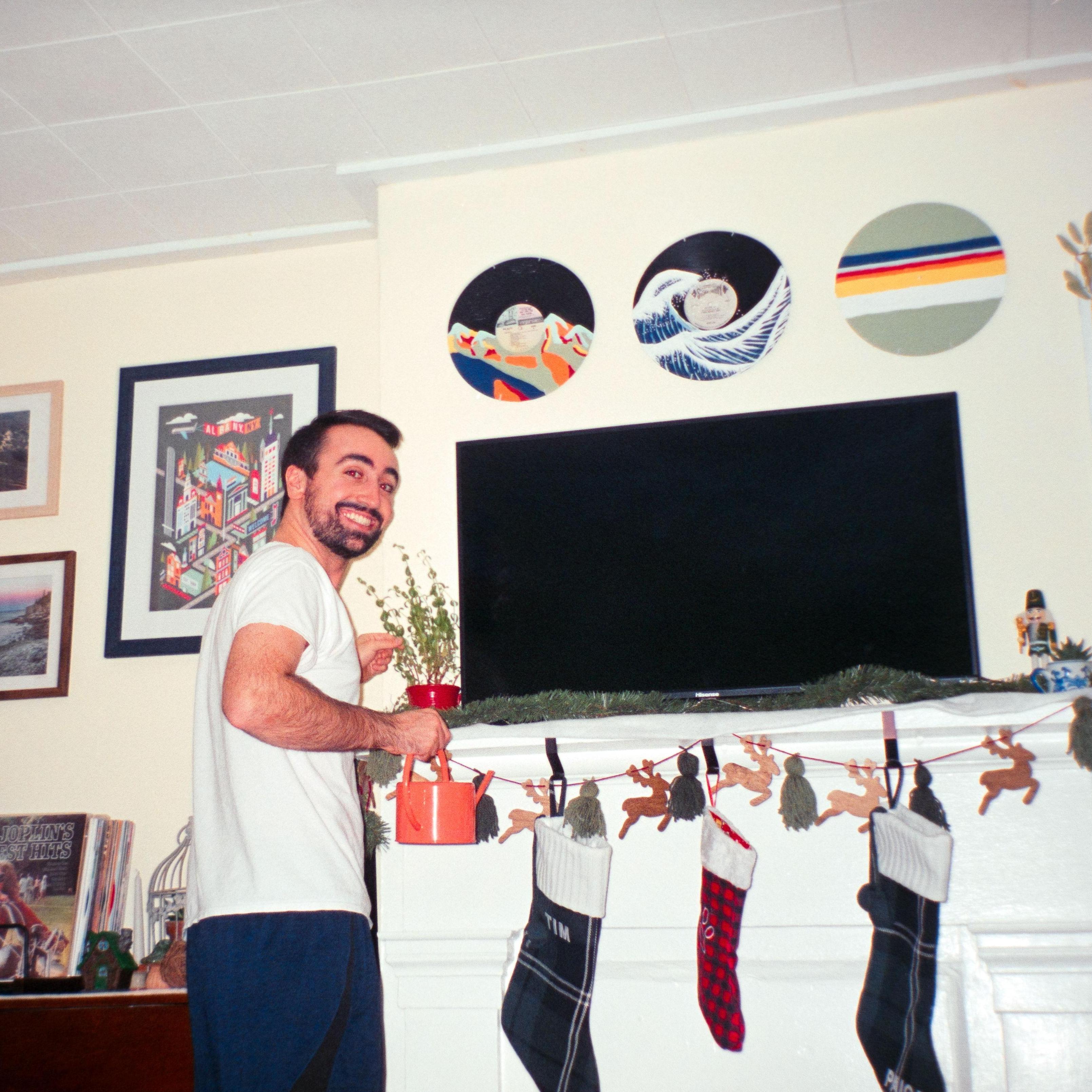 Our first Christmas in our Kingston apartment!