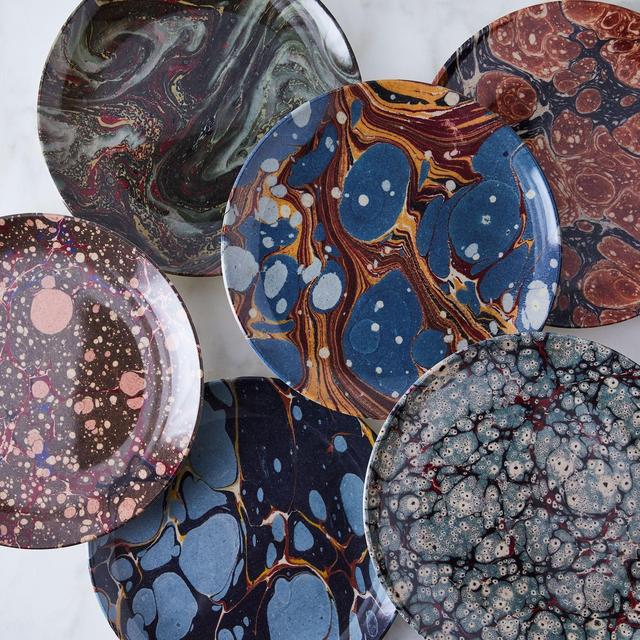 WOOLF Print Melamine Plates (Set of 4)