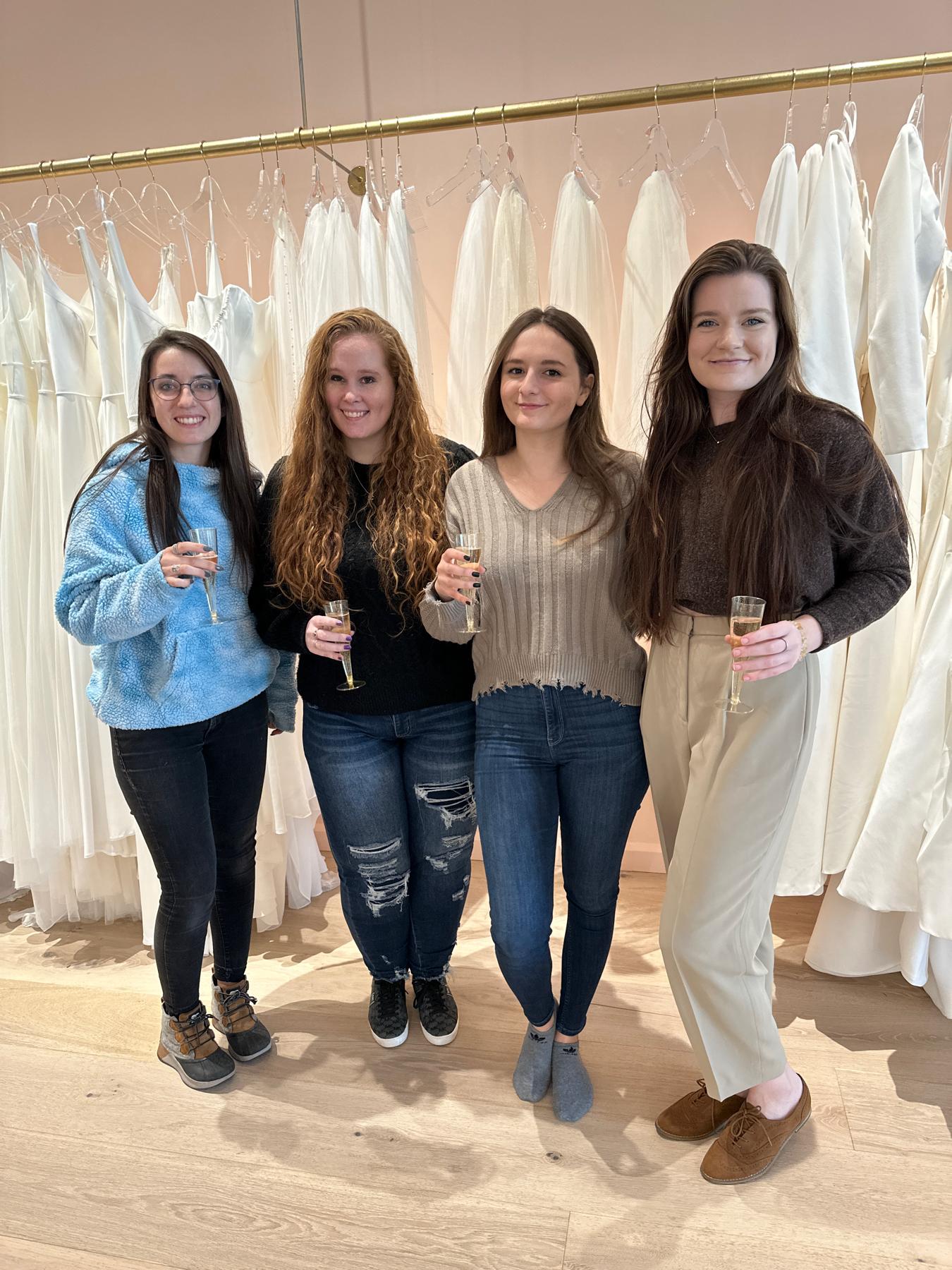 Wedding dress shopping!