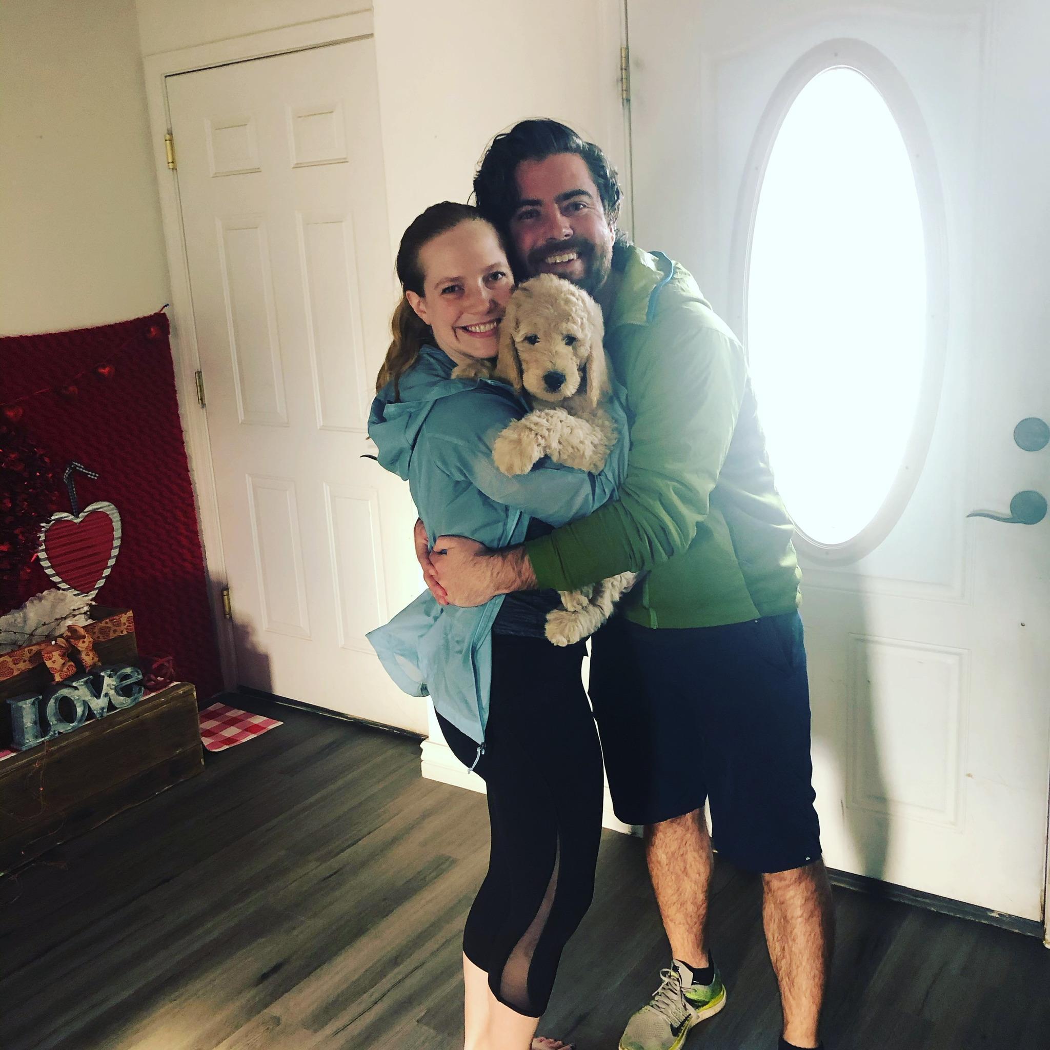 The day we brought Buckley home!