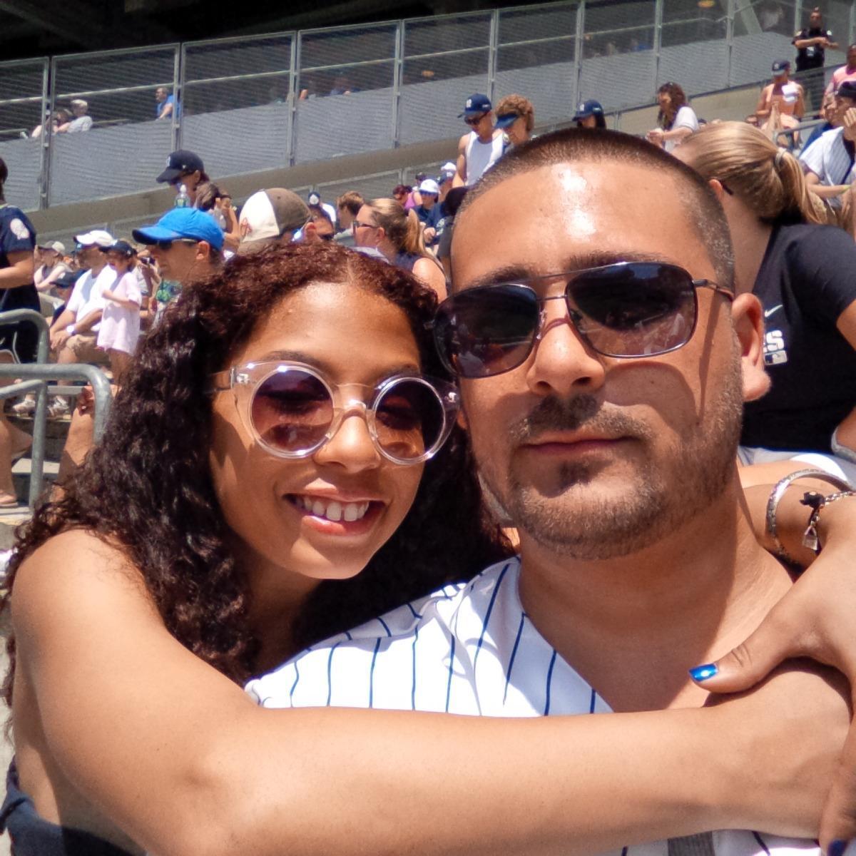 Her First Yankee Game!