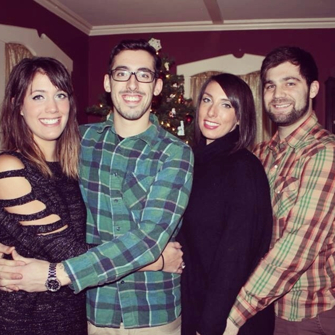 Christmas with our favorite couple; Vermont 2013