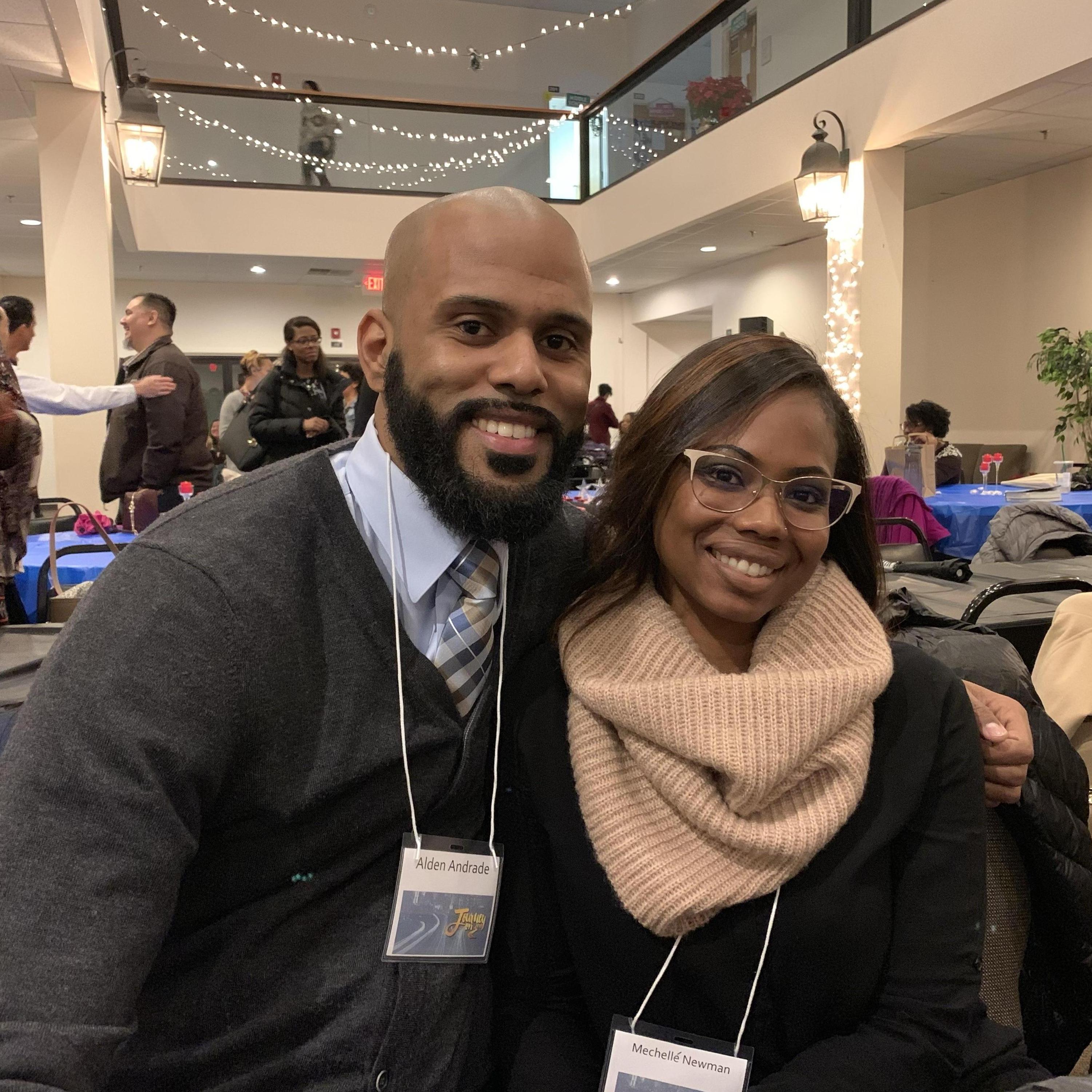 At a singles conference in ATL for NYE.