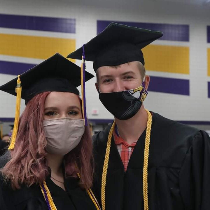 Our college graduation ceremonies were combined!