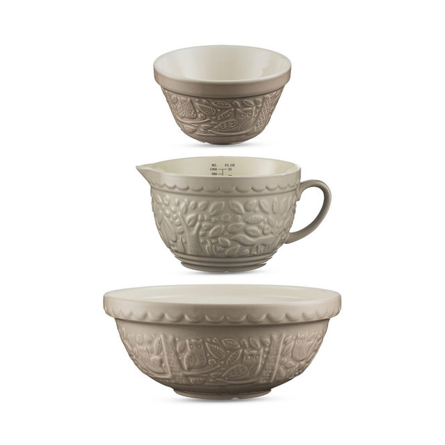 Mason Cash In The Forest Mixing, Measuring and All Purpose Bowl Set of 3
