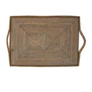 Calaisio Rectangular Serving Tray with Glass Bottom