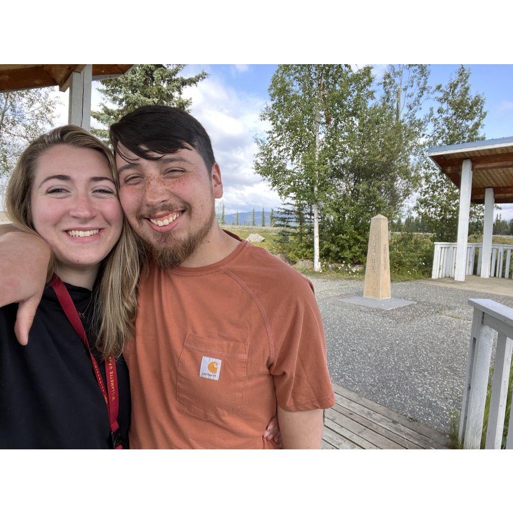 At the border between Canada and Alaska, 2023