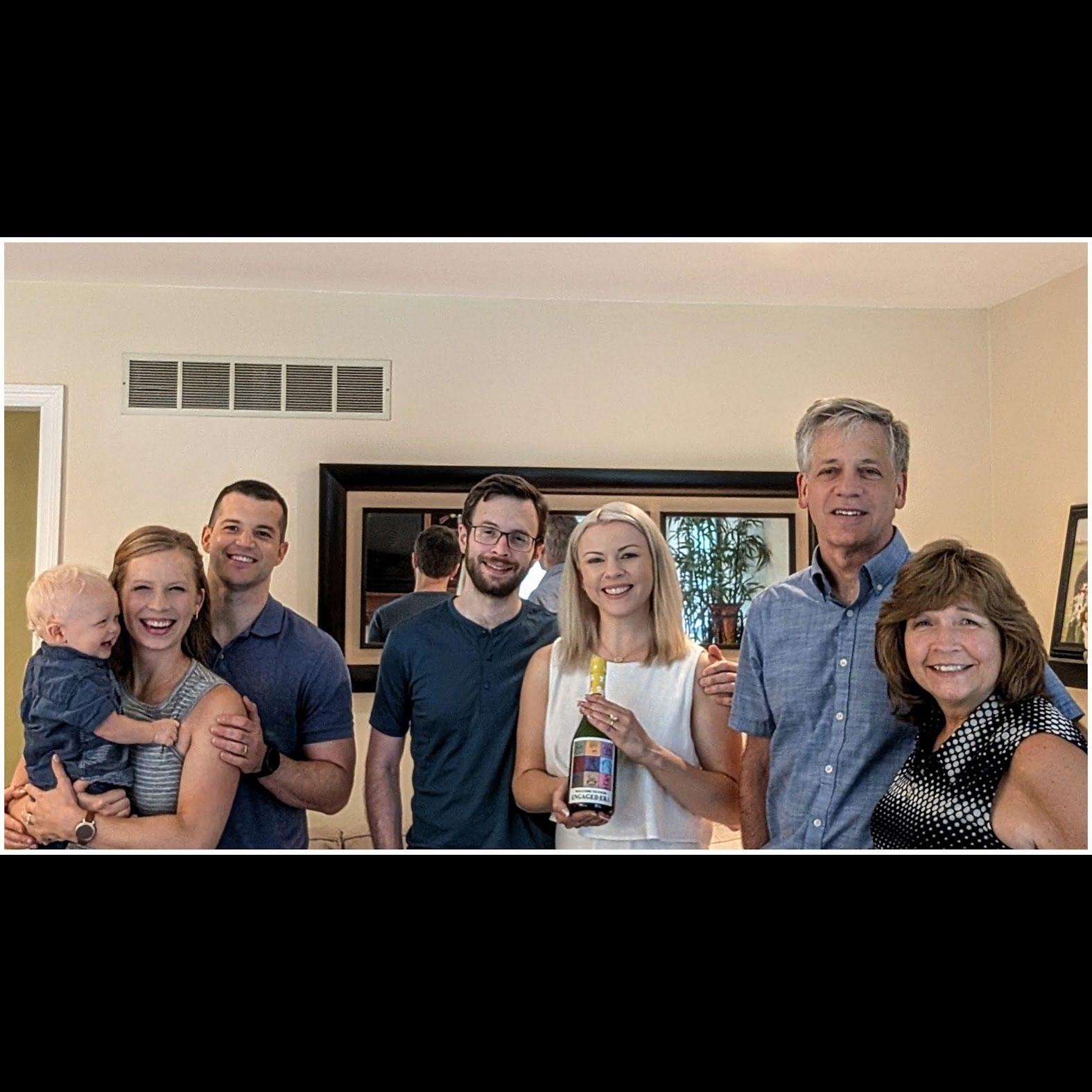 Celebrating our engagement with family