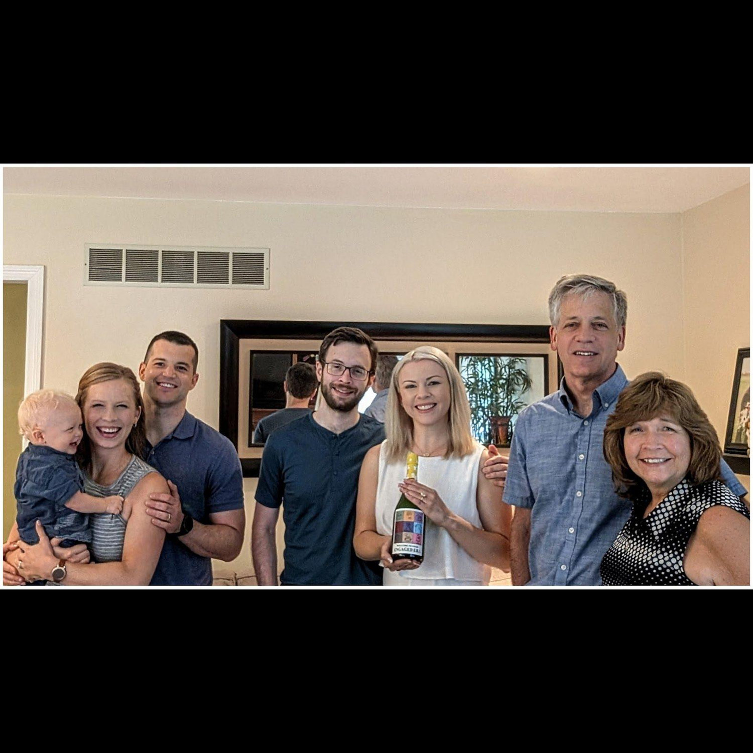 Celebrating our engagement with family