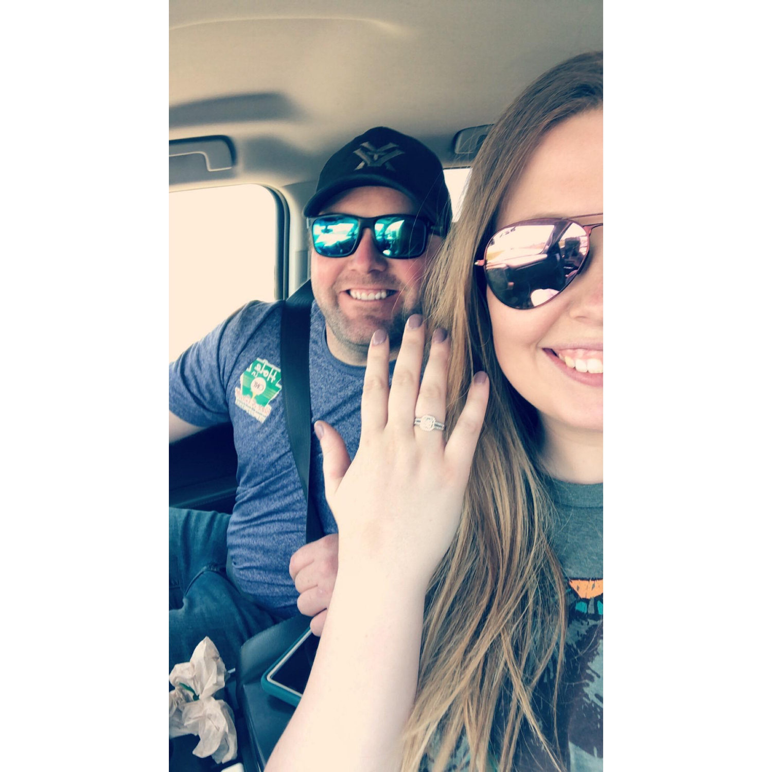 Our first picture engaged!