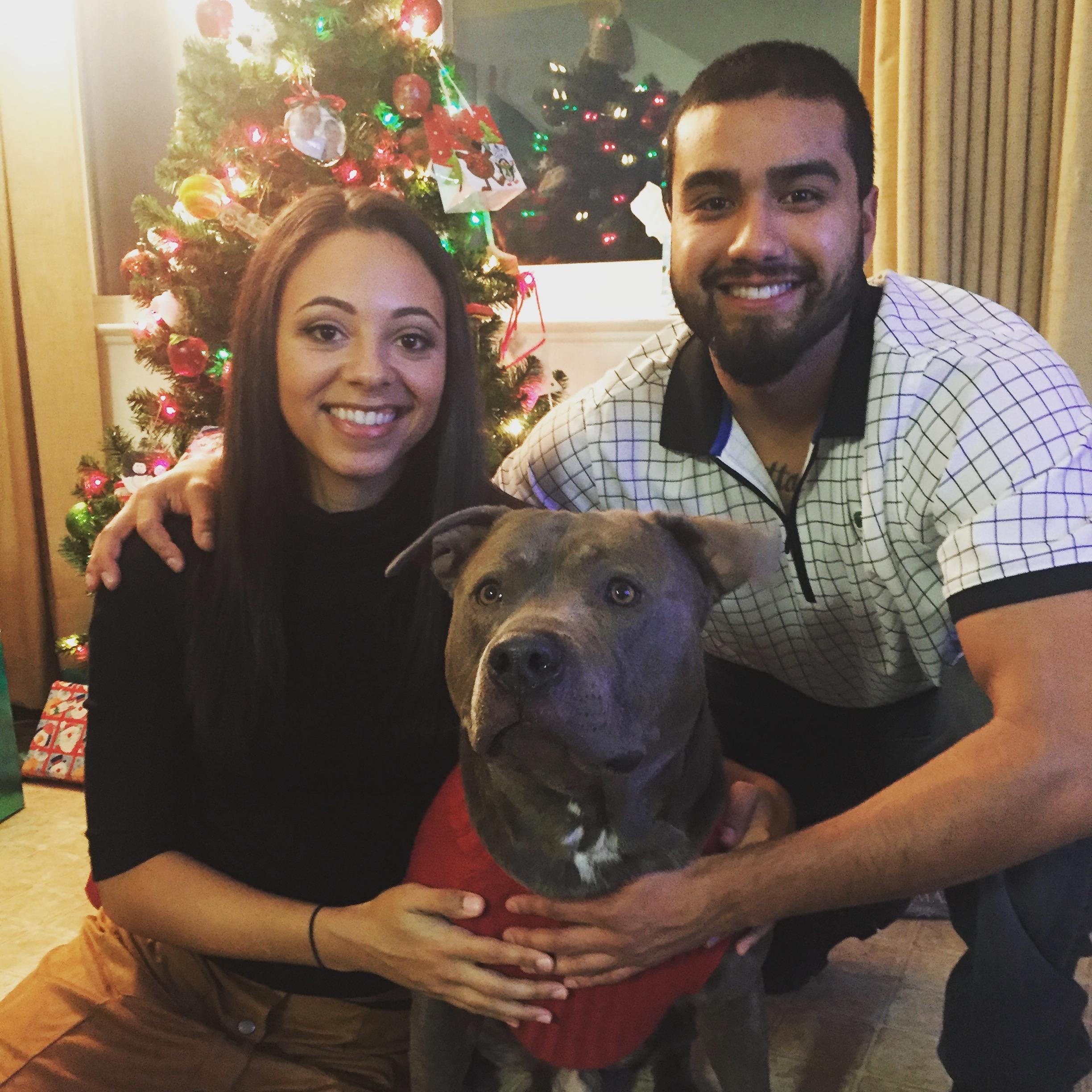 Christmas Day 2017 with our Jordan who will forever be missed.