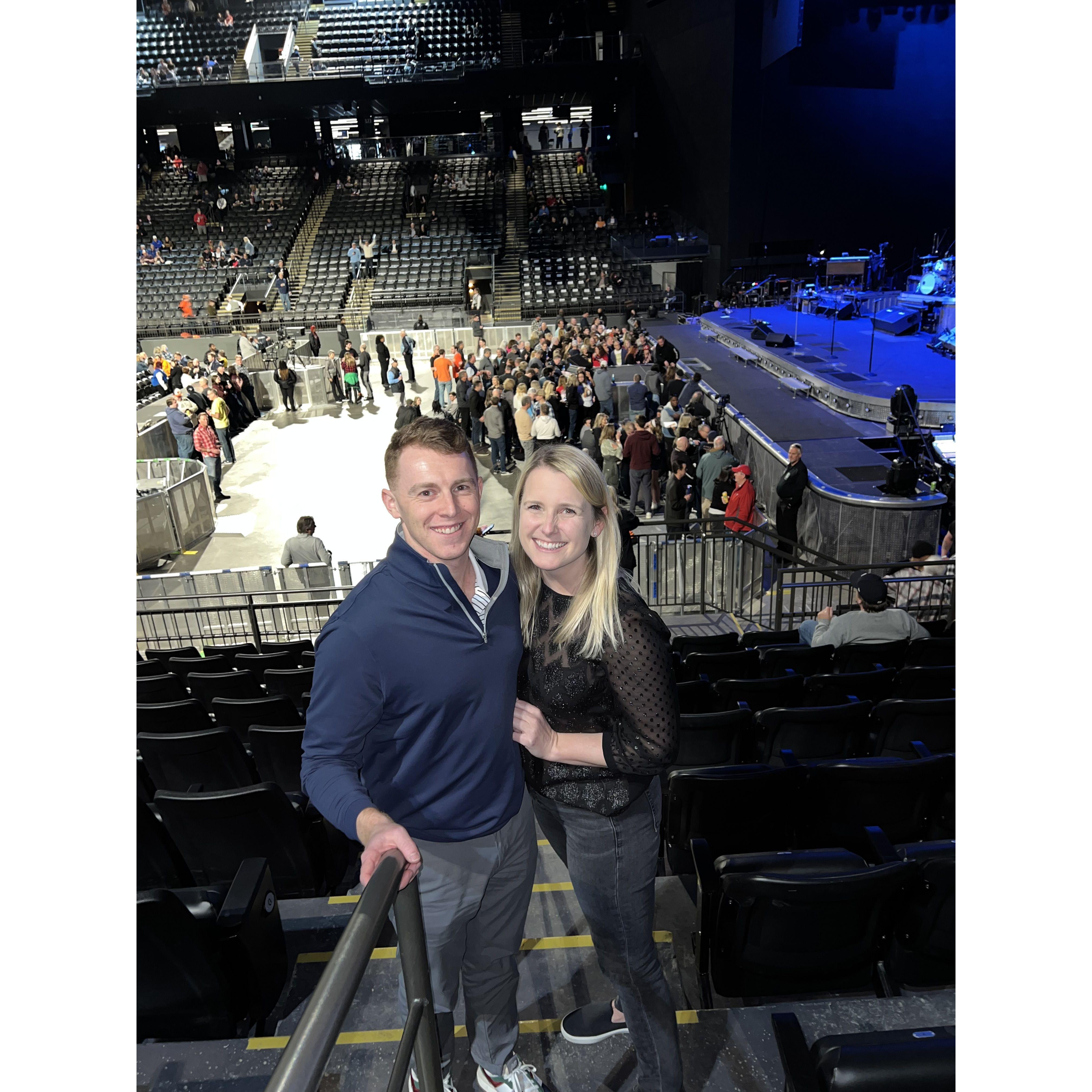 Our first picture together - Bruce Springsteen concert in Baltimore