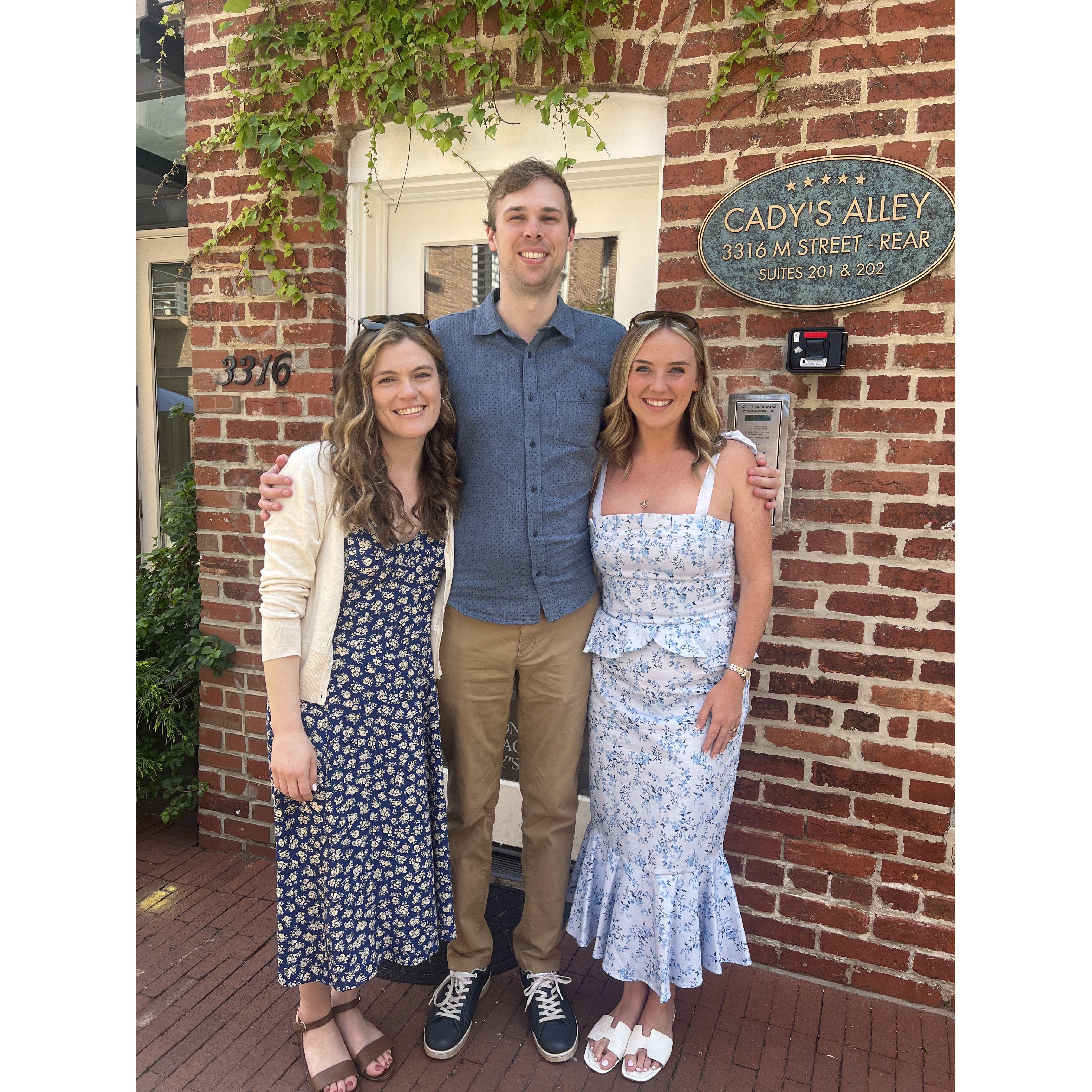 Scott's sister's graduation weekend in DC