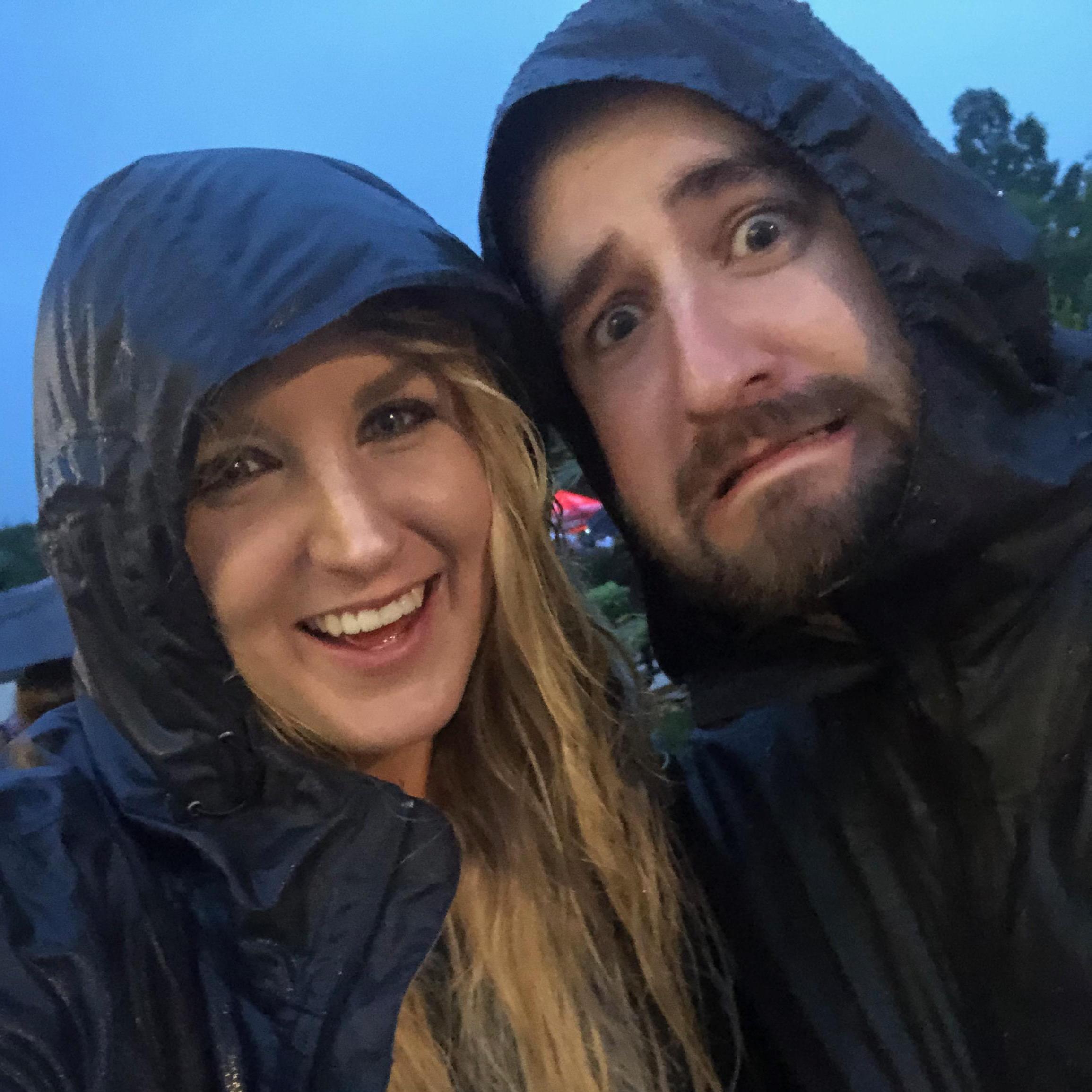 Zoofari in the pouring rain and a tornado warning
