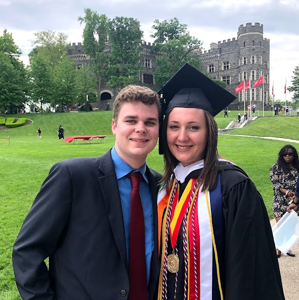 Amara's college graduation from Arcadia Univeristy in 2019. Jim graduated the year before.