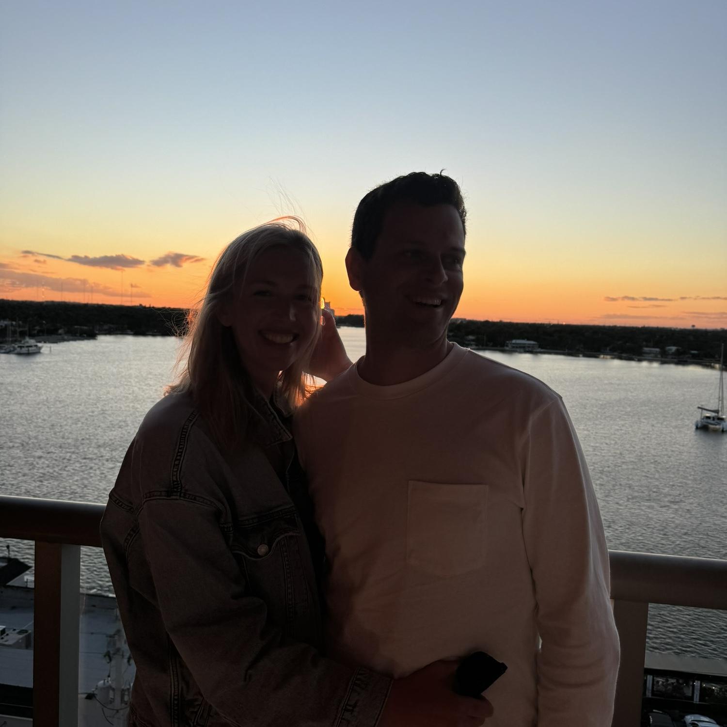 First vacation and the only photo we took together!