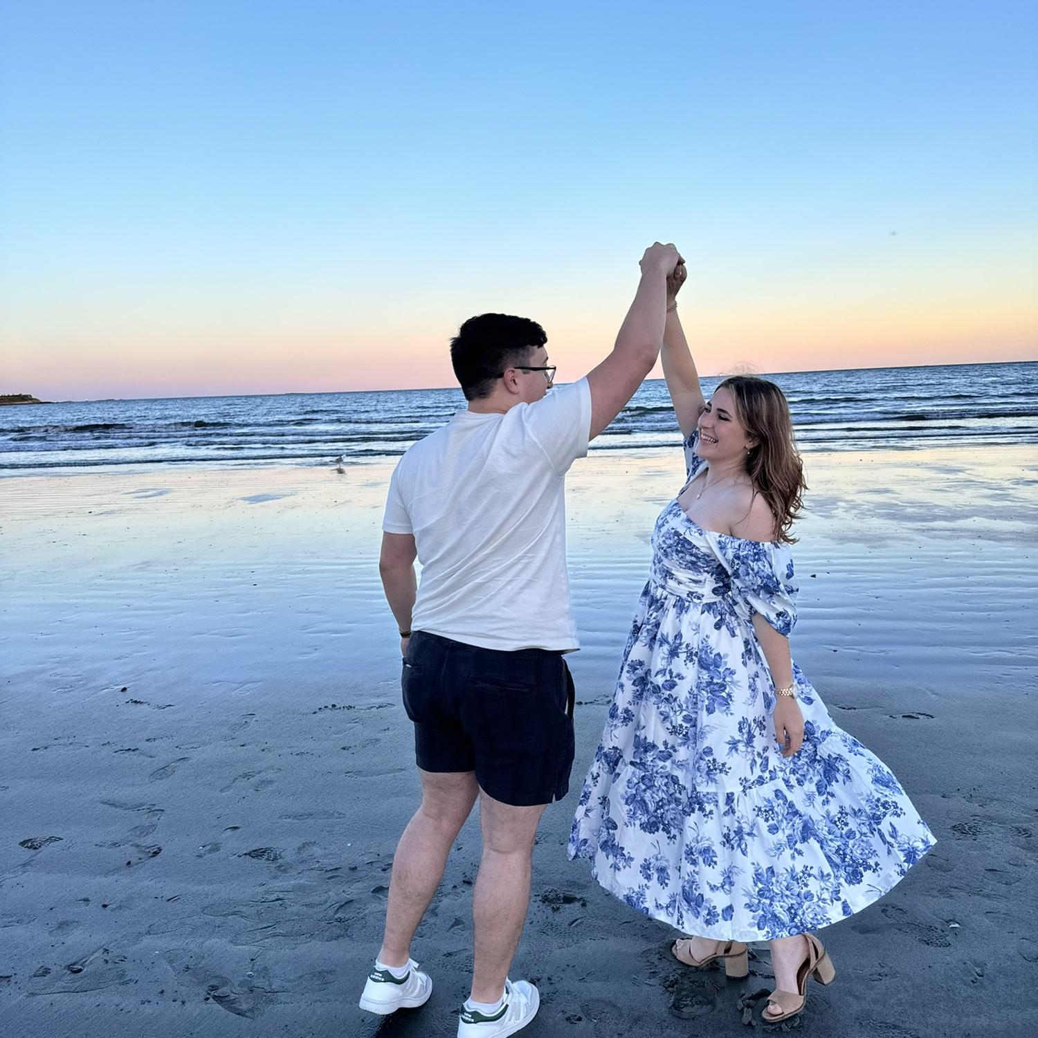 My lovely bridesmaids took all of our engagement photos in Newport on their iPhones!
