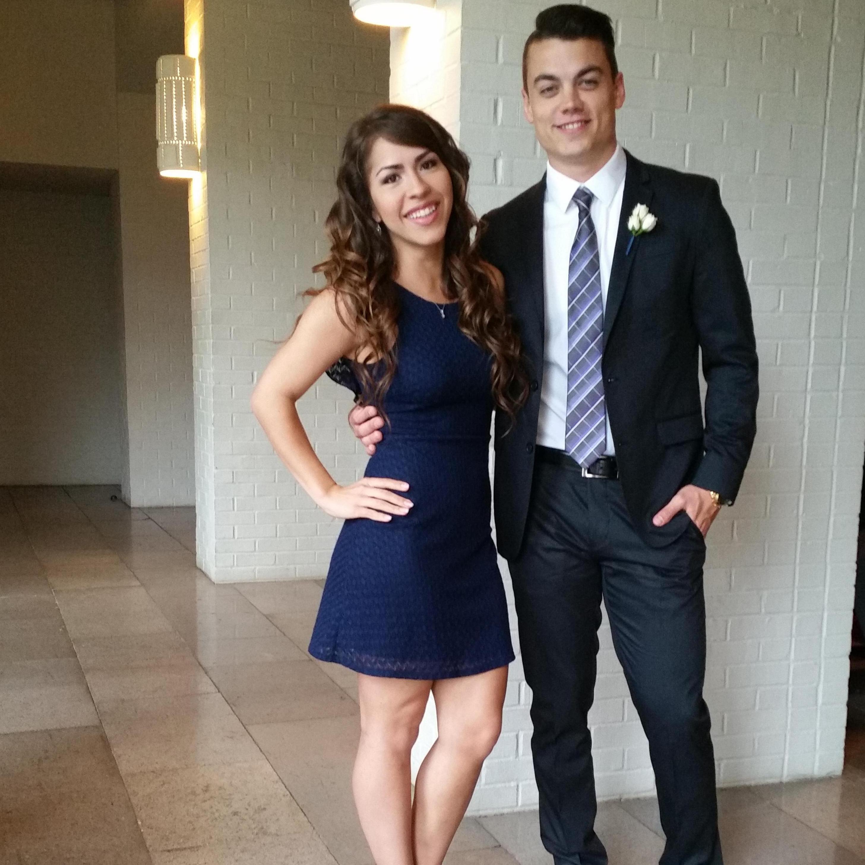 At our bestie Eliotte's wedding