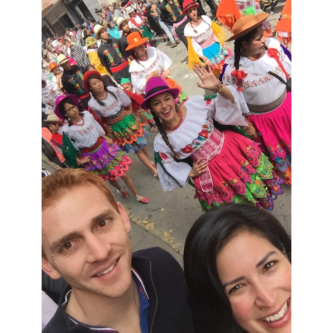 Parade in Ecuador