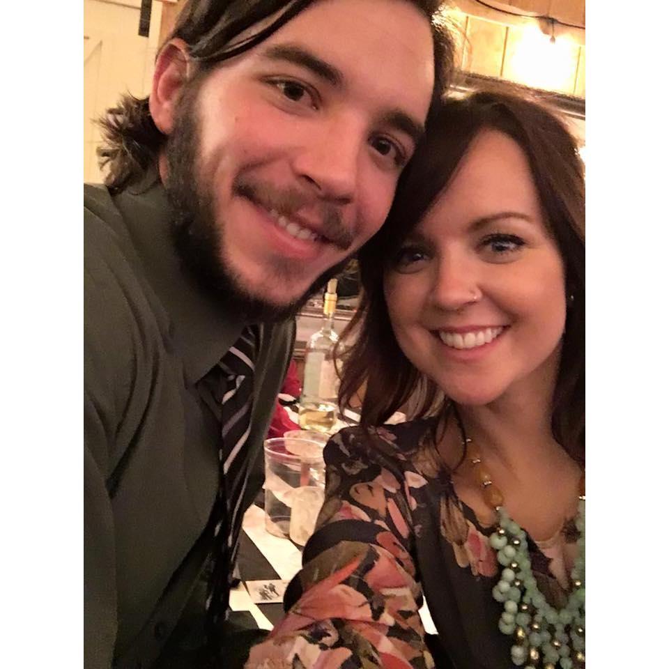 Our first photo & our first Valentine's together - Feb. 2016