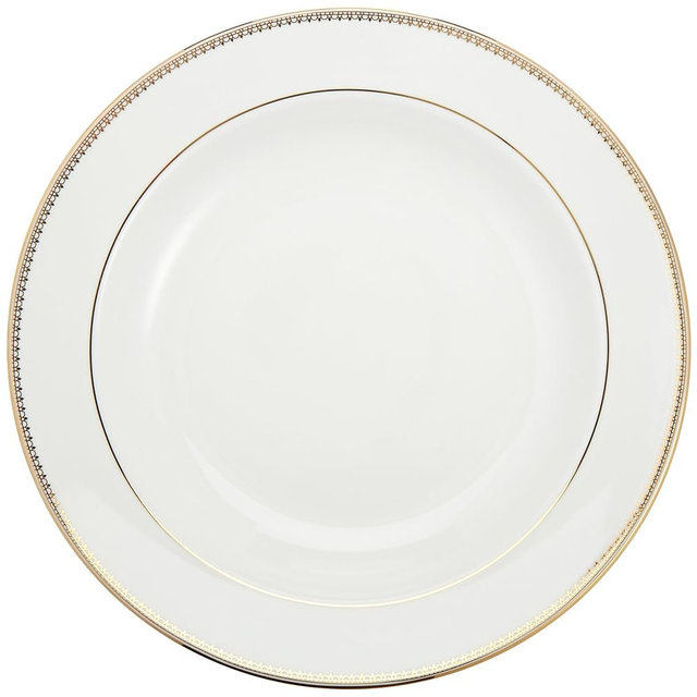 Wedgwood Vera Wang Vera Lace Gold 9-Inch Rim Soup Plate