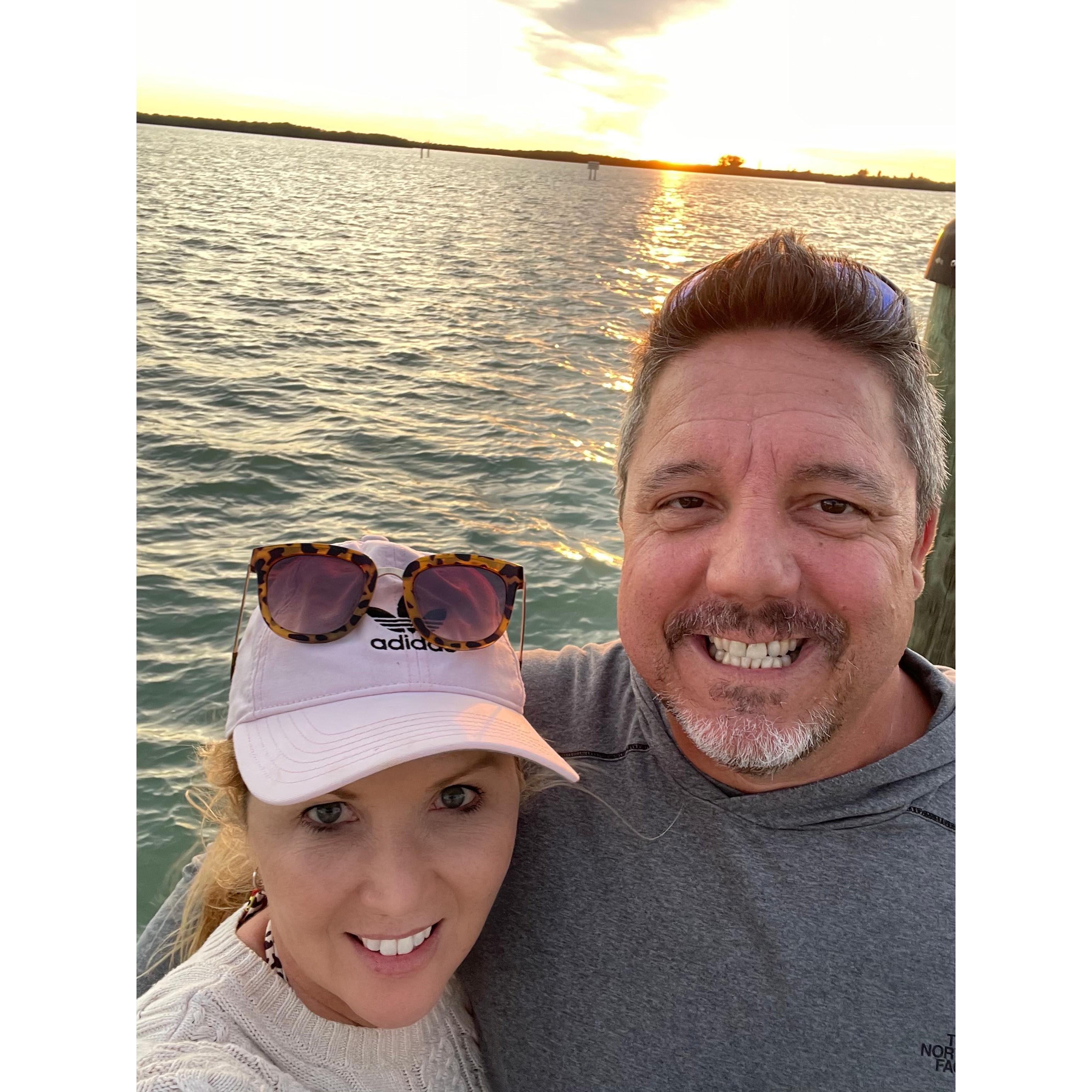 Sunset with friends in Englewood Florida