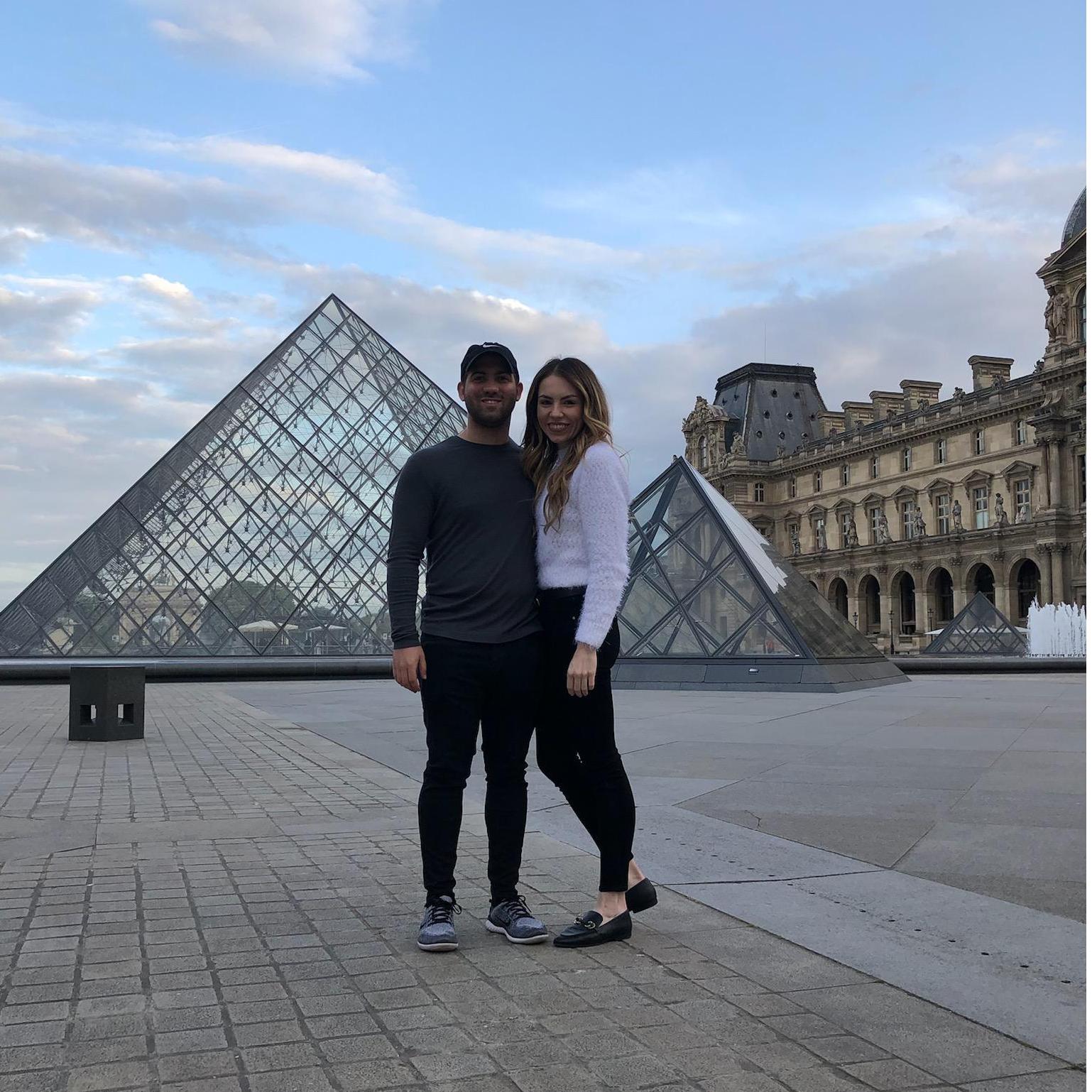 The Louvre in Paris, France
