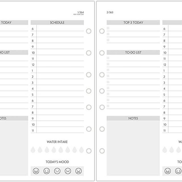 2023 Planner Refill, One Page Per Day, Daily & Monthly, Appointment Schedule, Priorities, Daily To Do, Notes (Classic, Size 4, Jan 2023 - Dec 2023)